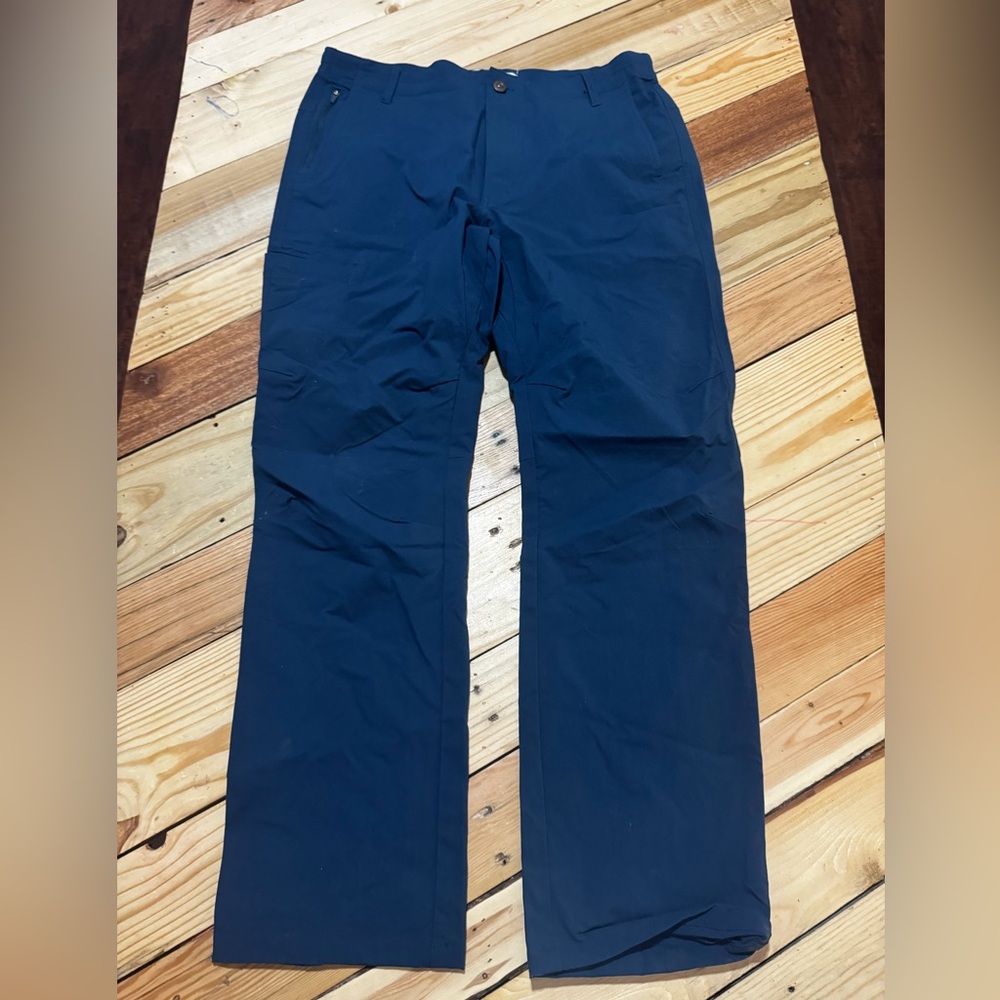 Men's Dark Blue Cargo Pants - Lightweight Utility Style